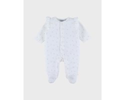 Noukie's 1-delige Pyjama met ruches wit - Maat 46