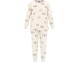 Petit Bateau Kinderpyjama van fleece met pinguïnprint