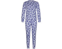 Rebelle Pyjama - Leopard Lilac - Katoen - Interlock - Lila - Maat 128