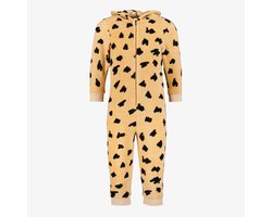 Thu!s cheetah onesie beige - Maat 98/104