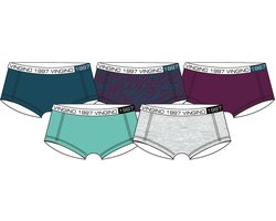 Vingino G-WO25-3 animal 5 pack Kinder Onderbroek - Viola purple