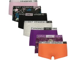 Vingino G-WO25-5 multi 7 pack Kinder Onderbroek - Deep Black