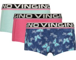 Vingino G261 butterfly 3pack Meisjes Onderbroek - Neon Pink