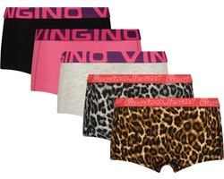 Vingino G261 multi 5pack Meisjes Onderbroek - Deep Black