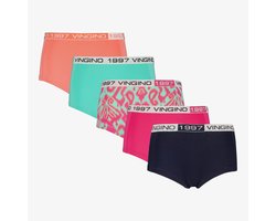 VINGINO meisjes boxershorts roze multicolor - Maat 122/128