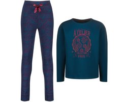 Vingino Wayra Kinder Pyjamaset - Petrol blue