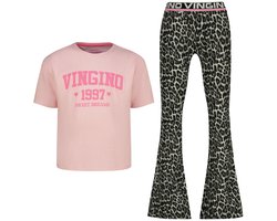 Vingino Weika Meisjes Pyjamaset - Deep Black
