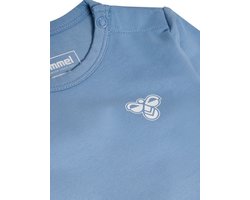 Hummel Kinder Bodys Mini Solid Body Longsleeve Bee 230317 Faded Denim-56 - ca. 0-3 Monate