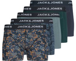Jack & Jones jongens 5P boxer trunks maxwell blauw & groen