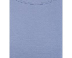 Little Label - jongens pyjama-set grote blauwe ruit 8Y/122-128 - Zachte BIO Katoen