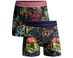 Muchachomalo – Boxershorts Boys – 2 Pack – Jongens Ondergoed – 95% Katoen – Maat 158/164