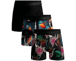 Muchachomalo – Boxershorts Boys – 3 Pack – Jongens Ondergoed – 95% Katoen – Maat 110/116