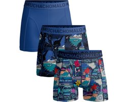 Muchachomalo Boys Boxershorts - 3 Pack - Maat 146/152 - 95% Katoen - Jongens Onderbroeken