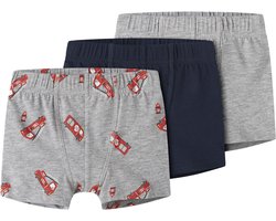 NAME IT - NMMTIGHTS 3P GREY FIRETRUCK NOOS - Jongens - Onderbroeken