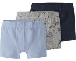 NAME IT - NMMTIGHTS 3P GREY SPACE NOOS - Jongens - Onderbroeken