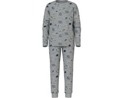 Name it winter pyjama jongens - grijs - NkmNightset