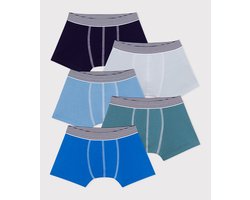 Petit Bateau Setje met effen katoenen boxershorts voor kinderen