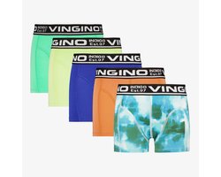 VINGINO jongens boxershorts blauw multicolor - Maat 134/140