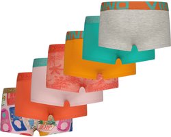 Vingino U262 multi 7pack Meisjes Onderbroek - Hot coral