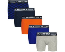Vingino WO25 Color check 5-pack Kinder Onderbroek - Dark Blue