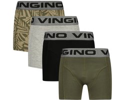 Vingino WO25 Graphic 4-pack Kinder Onderbroek - Army Green