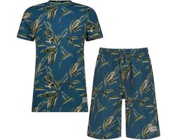 Vingino Woas Jongens Shortama - Petrol blue