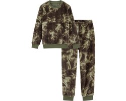 WE Fashion Jongens fleece pyjama met dessin