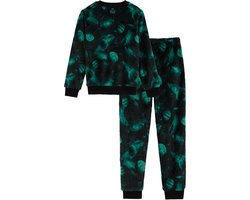 WE Fashion Jongens fleece pyjama met print