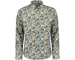 Allover geprint hemd met art-decodessin