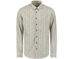 Allover geprint stretch hemd bloemdessin