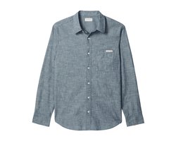 Calvin Klein Overhemd Ls Chambray Classic Lv04rf109g C32 Blue Descent Mannen Maat - M