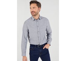 Damart - Flanellen Thermolactyl overhemd - Heren - Grijs - 41/42