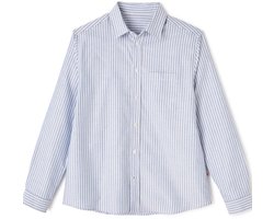 Damart - Overhemd gestreept Oxford. - Mannen - Blauw - 39/40