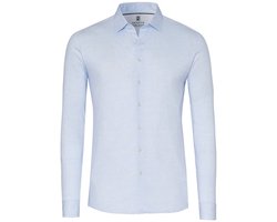 Desoto Overhemd Casual Kent 1 1 93128 3 553 Light Blue White Stripes Mannen Maat - 3XL