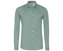 Desoto Overhemd Casual Kent 1 1 93128 3 618 Green White Stripes Mannen Maat - M