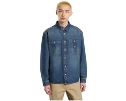 Dickies Mechanic Denim Overhemd Met Lange Mouwen Blauw XL Man