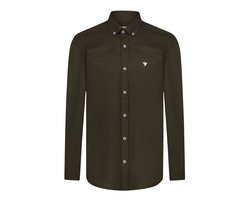 Felix Hardy Overhemd - Overhemden - 97% Katoen Heren Donkergroen - L