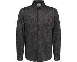 Gabbiano Overhemd Modieus Flannel Overhemd 335752 Black Mannen Maat - XXL