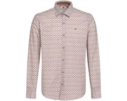 Gabbiano Overhemd Overhemd Met Allover Print 335737 5701 Clay Mannen Maat - L
