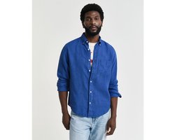 Gant 3240120 Overhemd Met Lange Mouwen Blauw S Man