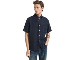 Gant 3240121 Overhemd Met Korte Mouwen Blauw 3XL Man