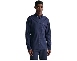 Gant Slim Overhemd Met Lange Mouwen Blauw 3XL Man