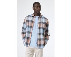 GARCIA Heren Effen Overhemd Oranje Lange mouw