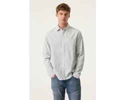 GARCIA Heren Print Overhemd Wit Lange mouw