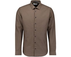 Hemd geweven in jacquardpatroon