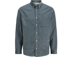 Jack & Jones Heren Overhemd JJECLASSIC CORD SHIRT bequem Grijs L Volwassenen