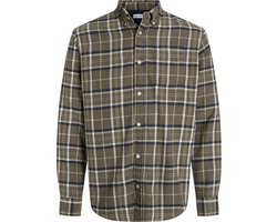 Jack & Jones Heren Overhemd JJECLASSIC FLANNEL CHECK SHIRT gerade Veelkleurig L Volwassenen