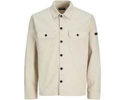 Jack & Jones Overhemd Jcoben Classic Fusion Badge Overshi 12293685 Moonbeam Mannen Maat - L