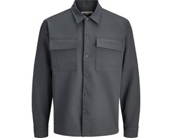 Jack & Jones Overhemd Jcopoint Commute Travel Shirt Bf 12285780 Black Oyster Mannen Maat - XL
