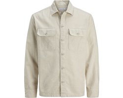 Jack & Jones Overhemd Jjecharge Overshirt Ls Noos 12278969 Moonbeam Mannen Maat - L
